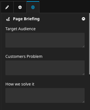 Page Briefing